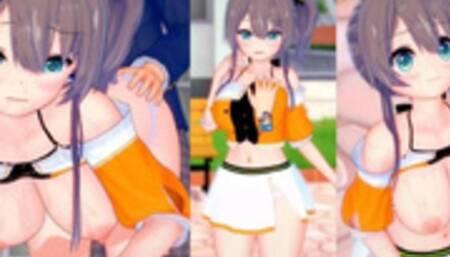 [Hentai Game Koikatsu! ]Have sex with Big tits Vtuber Natsuiro Matsuri.3DCG Erotic Anime Video.