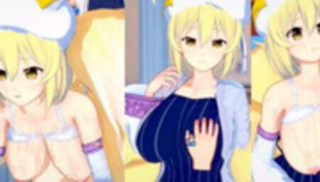 [Hentai Game Koikatsu! ]Have sex with Touhou Big tits Ran Yakumo.3DCG Erotic Anime Video.