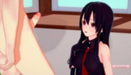 3D/Anime/Hentai. AKAME GA K*LL: Akame loses her Virginity and gets Creampied twice by a big Dick!!