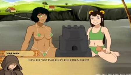 [Gameplay] Four Elements Trainer Book 5 Love Part XIII CEN - Beifong BlowJob Party