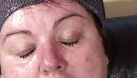 Fat Lady Fucks Herself With A Stick And Gets Fucked By A