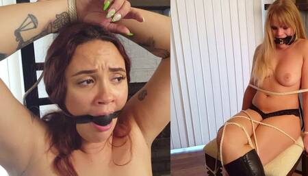 Tied and Gagged - Madison and Rolli
