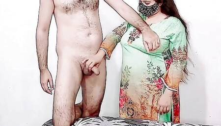 Indian Desi Bhabhi Fucked in Doggystyles with clear urdu&hindi Voice