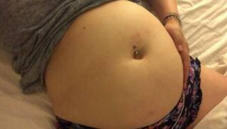 Swollen Belly Girl