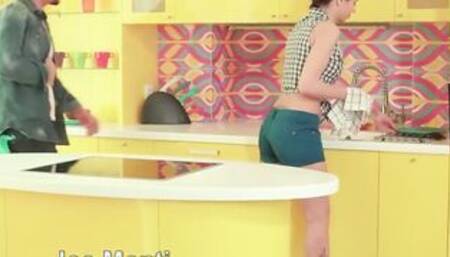 PINUPSEX - Ferrera Gomez Loves Hot Sex More Than Cleaning - VIPSEXVAULT