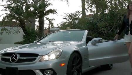 Horny Teen Aspen Ora Masturbate Outside in Open