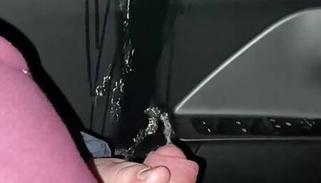 Piss in a rental car