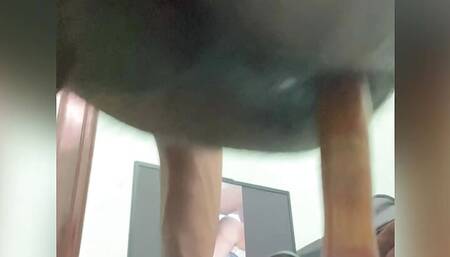Ass fucked with dildo