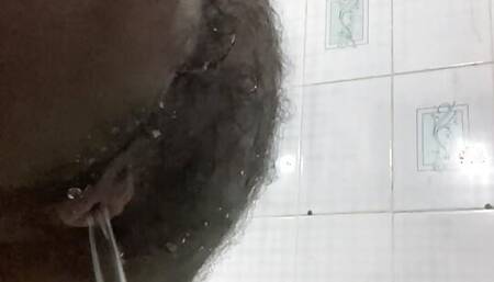 Water squirting ass