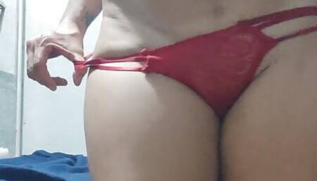 fucking with my new dildo