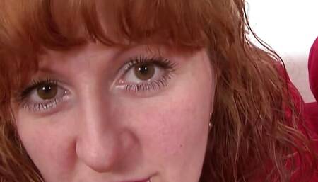 MATURE 4 LOVER - HORNY MILF LICKS OFF CUM FROM THE DICKHEAD