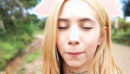MAMACITAZ - Blonde Teenie Lali Love Picked Up By Farmer To Have A Crazy Hot Time