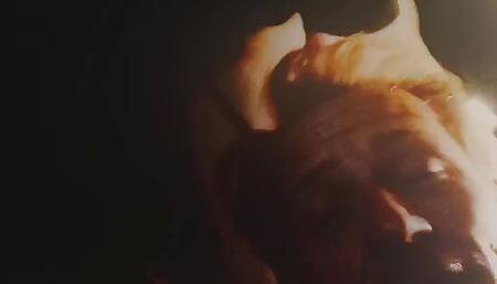 Spun out PAWG feeds her pig piss