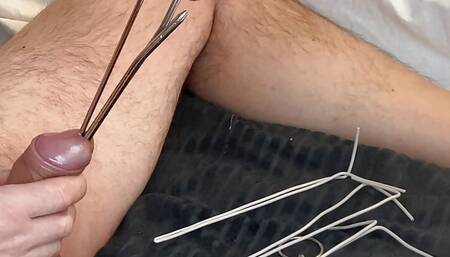 Extreme Cock Urethral Multiple Sounding and Dilator Insert and Stuffing