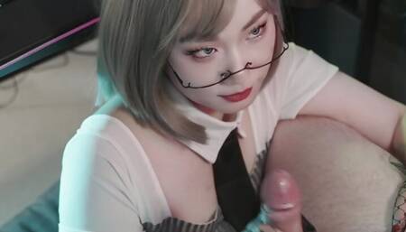 The New AI Girl Is Here, Stop Playing Video Game, Play With Me!!! AI Girl Gives Blowjob (Teaser)