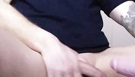 Cum on dildo