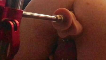 Machine fucks bi6slave's ass