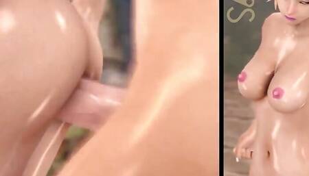 Blonde Twins Futa Doggystyle Breeding 3