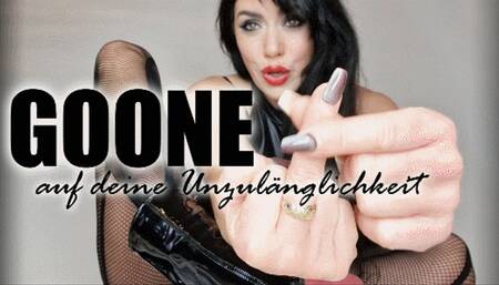 Goone auf deine Unzulänglichkeit (kleine Version)