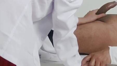 Nurse cured the patient by fucking in the hospital