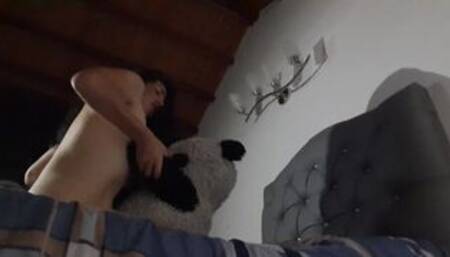 my neighbor has sex with her stuffed animal and a dildo