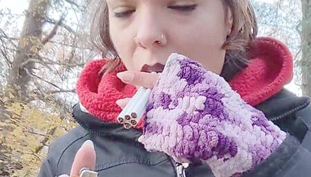 5 Cigarettes at once!