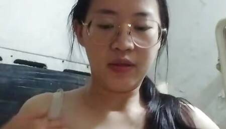 I take my shower, see my puusy and tits,