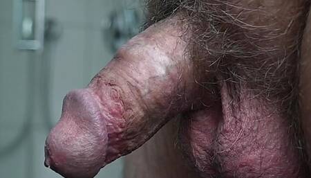 Would you suck it? Super-close-up of my erection