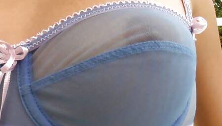 Izabella de Cruz with Lauro Giotto, European Babe Pussy fucking, outdoor, Bikini, high heels, Creampie Teaser#1