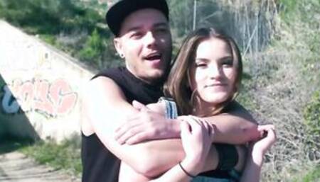 CHICASLOCA - EVELINA DARLING KINKY BEAUTY RUSSIAN cunt with mouth Insane Outside Banging