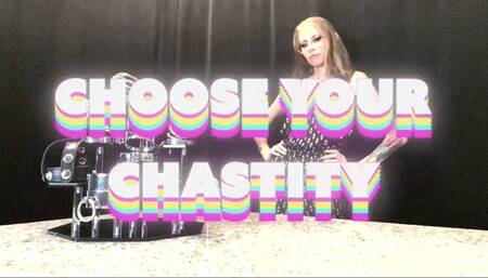 Choose Your Chastity - Keyholder Femdom POV by Goddess Kyaa - 720p