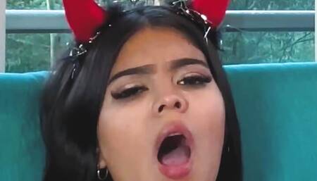 Busty latina devil wants to lead you to temptation - Ivy Flores