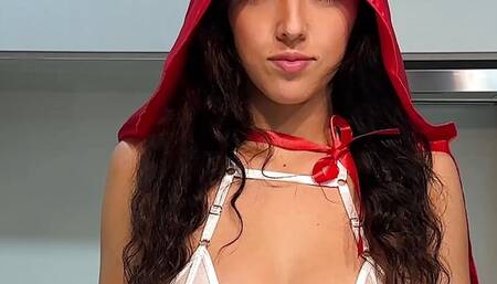 Busty red is looking for her big bad wolf to have some fun! - Santica Mahito