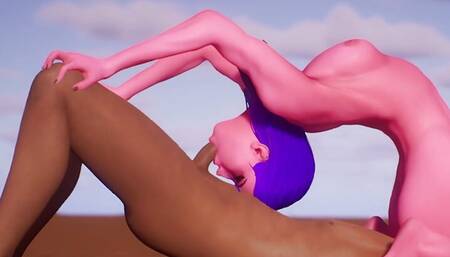 Alien Woman Gets Bred By Older Man - 3D Animation