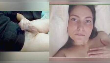 Cute Big Titty Girl Makes Cock Cum Cam2Cam