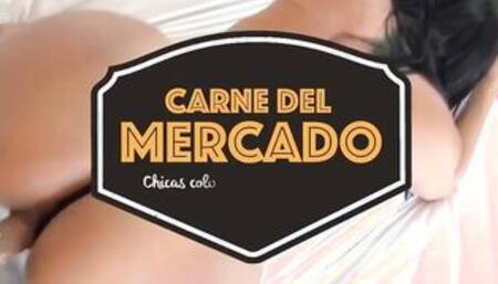 CarneDelMercado - Xiomara Soto Goddess Colombian Dark Haired Getting Picked Up