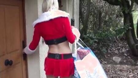 AMATEUR EURO Christmas Anal Sex With Hot French Alix Feeling