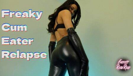 Freaky Cum Eater Relapse- Powerful Femdom Goddess Rosie Reed Commands You To Relapse With Cum Eating Instruction To Eat Your Cum Again- Leather-Clad Ass Makes You Weak- standard definition