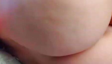 My sweet hole is gaping after a sensual fuck with a sex machine