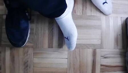 Filmed under the desk