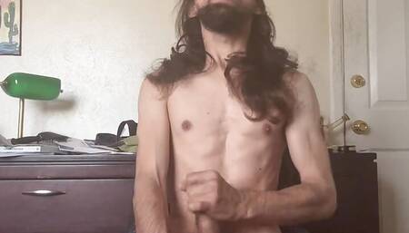 Guy with Cerebral Palsy Shoots His CUM Everywhere For YA