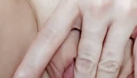 I finger myself greedily