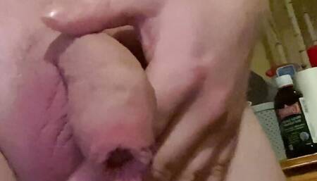 Playing peek-a-boo with my tenga egg
