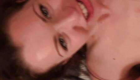 Stepsister's blowjob lessons. Stepsister explains what a blowjob is. Sucks and laughs.