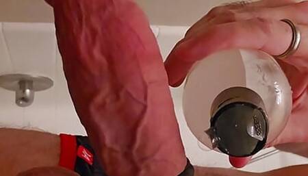 sub blixx faggot sucking ball gag with nipple clamps