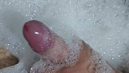 I masturbate in the shower. I like my little cock.