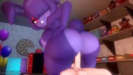 FNAF R34 Animation: Night Guard Creampie