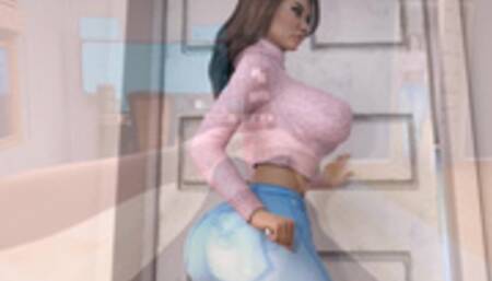 Sexbot - Day 3 - She went so deep - riding the dildo - sitting on a dragon anal vibrator