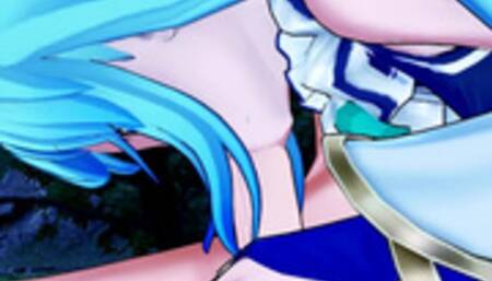 Aqua Konasuba BLOWJOB and DOGGY in cave (3d Hentai)