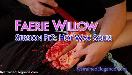 Faerie Willow's Bastinado Session Part Two: Hot Wax (VID0813B, 1080p MP4)